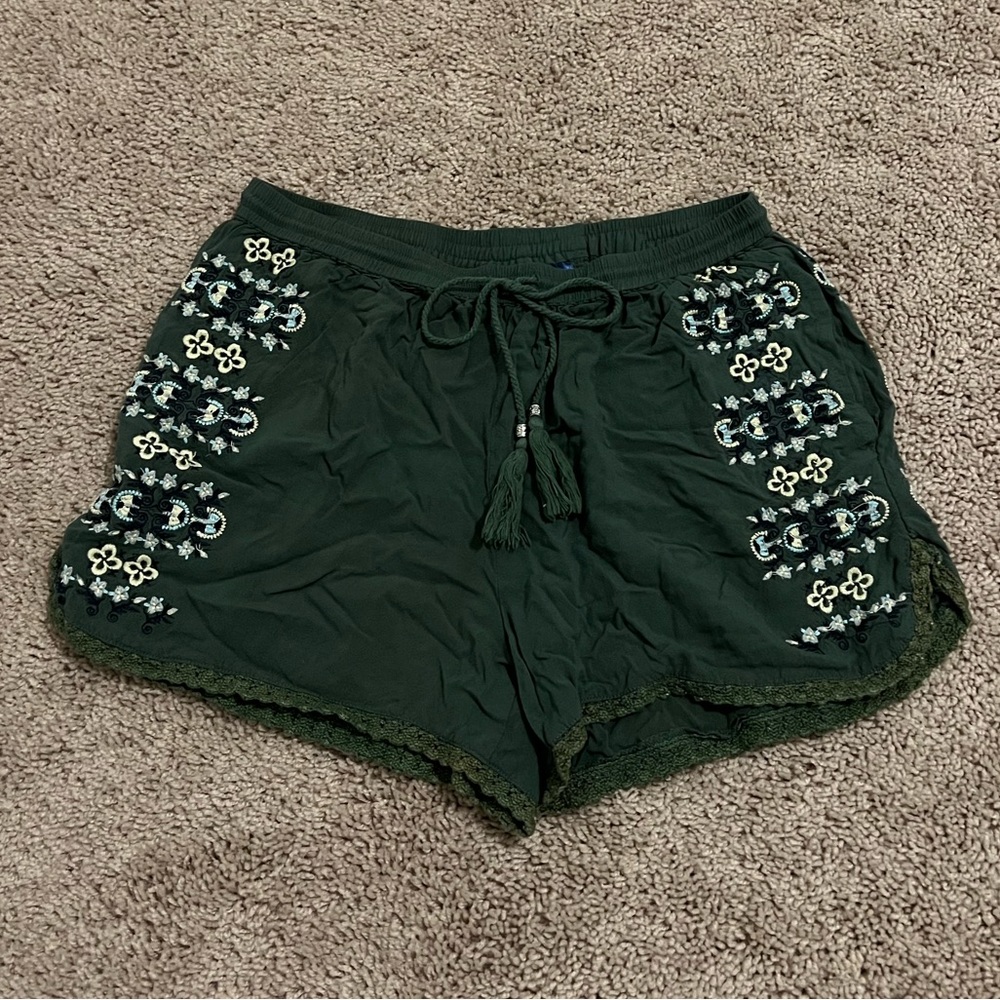 Embroidered Shorts